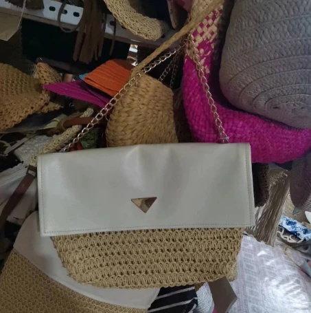 Ręcznie robiona dla kobiet torba plażowa o dużej wielkości