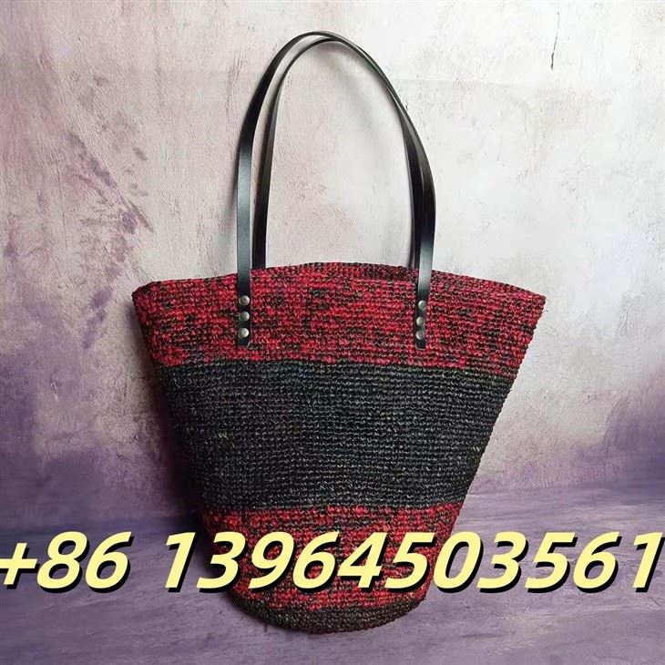Letnia torba na plażę na ramię Raffia