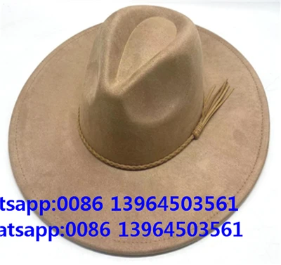Wegański zamszowy kapelusz kowbojski w stylu western