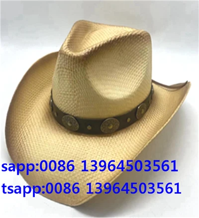 Kapelusz słomkowy Western Men Women Summer Cap