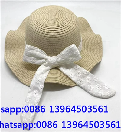 Kapelusz plażowy Lady Straw Bowknot
